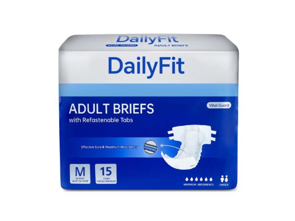 DailyFit Printed Adult Diapers – M Size, Cotton & Fluff Pulp