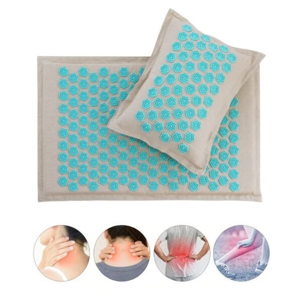 Cotton Acupressure Mat & Pillow Set
