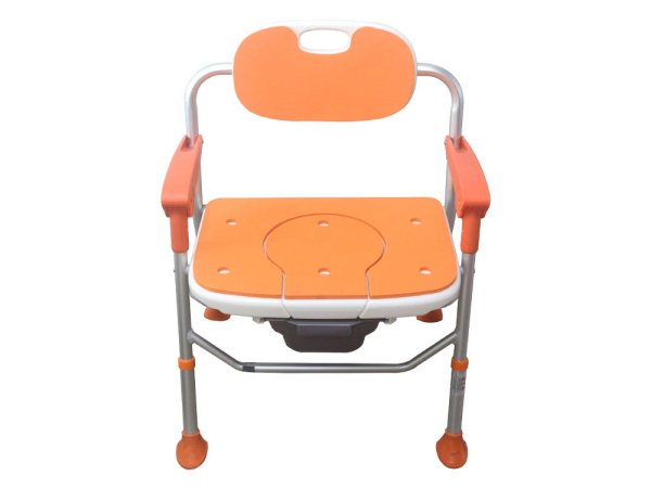 Adjustable Foldable Shower Chair with Non-Slip Seat