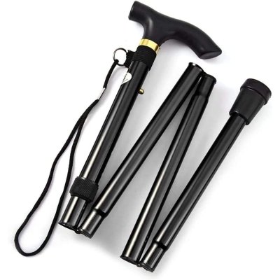 CE Certified Adjustable Folding Cane (84–93cm)