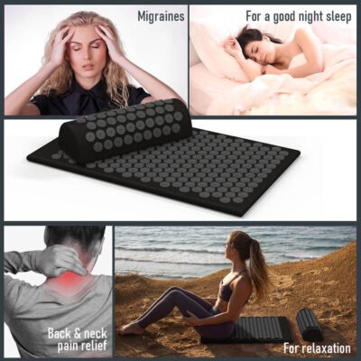 Acupressure Mat Set – Custom Colors for Back & Neck Relaxation