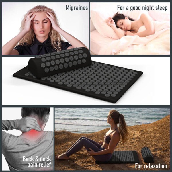 Acupressure Mat Set – Custom Colors for Back & Neck Relaxation