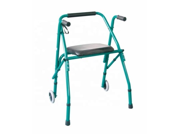 Lightweight Folding Rollator Walker for Mobility Aid