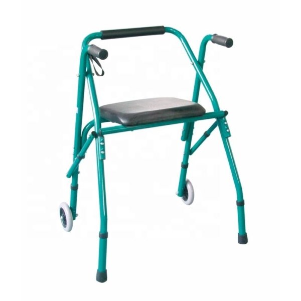Lightweight Folding Rollator Walker for Mobility Aid