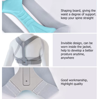 Back Support with Clavicle Band – Posture Corrector for Elderly