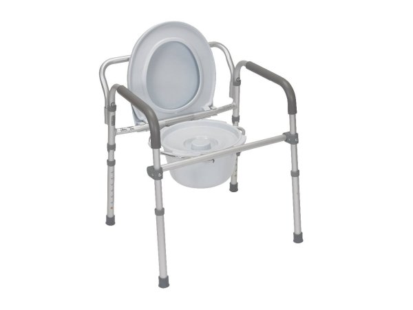 BA386 Portable Commode Chair – Shower & Toilet Use