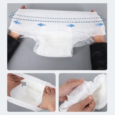 OEM Plus Size Adult Diapers – Soft Disposable Pull-Up Briefs