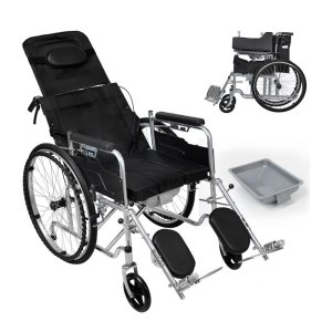 Adjustable Foldable Shower Chair with Non-Slip Seat