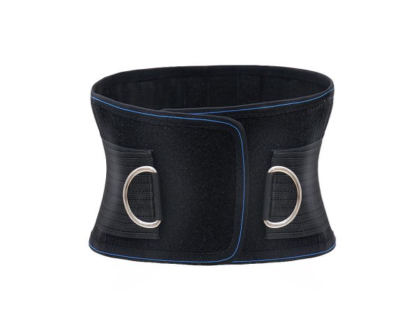 D-Ring Adjustable Medical Lumbar Belt with Pads for Back Support