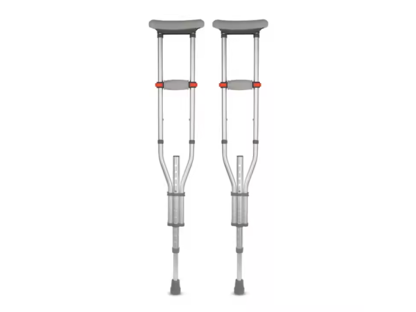 ENSU 3-in-1 Adjustable Foldable Underarm Crutch – Aluminum Lightweight
