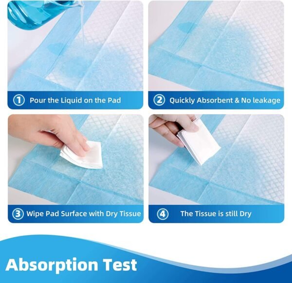 5-Layer Disposable Underpads – Adult & Pet Incontinence Bed Pads 1pc