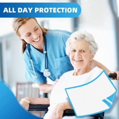 5-Layer Disposable Underpads – Adult & Pet Incontinence Bed Pads 1pc